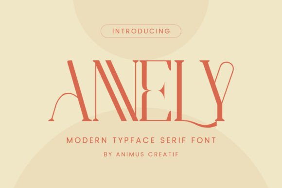 Annely: A Modern Serif Typeface for Digital Branding