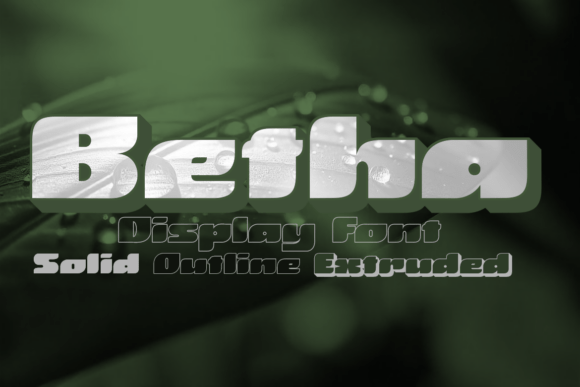 Betha: The Modern Display Typeface That Elevates Small Business Branding
