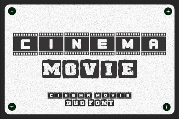 Cinema Movie Duo: The Perfect Display Font for Modern Web Design