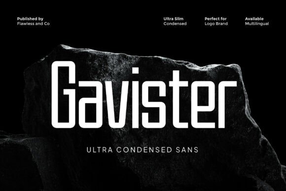 Gavister: The Ultra-Condensed Sans Serif for High-Impact Web Design