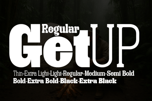 Getup Regular: The Slab Serif Typeface for Modern Digital Brands