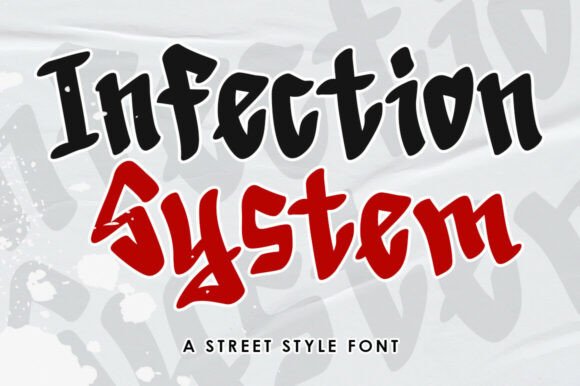 Infection System: The Bold Typeface for Street-Style Branding