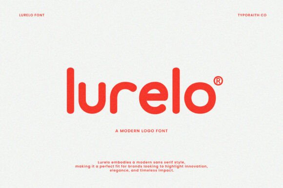 Lurelo: The Bold Display Typeface for Modern Web Design