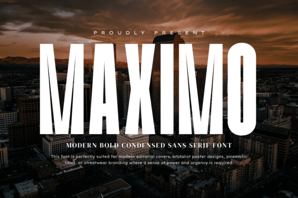 Maximo: The Bold Sans Serif Typeface for Modern Editorial Design