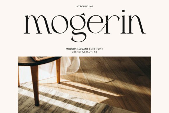 Mogerin: The Premium Serif Typeface for Modern Branding