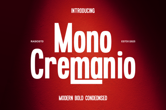 Mono Cremanio: The Bold Sans Serif for Modern Web Design