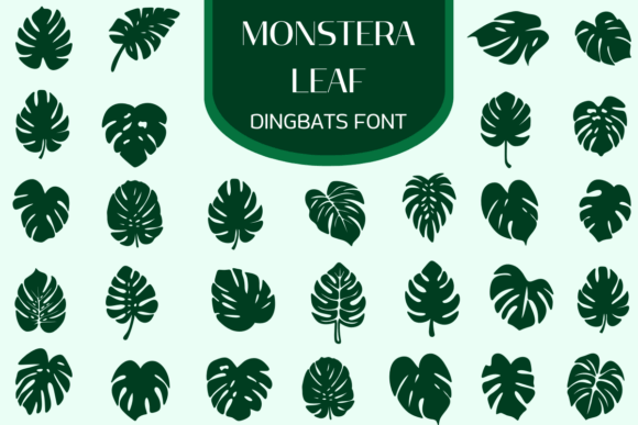 Monstera Leaf: A Rhythmic Typeface for Modern Web Design