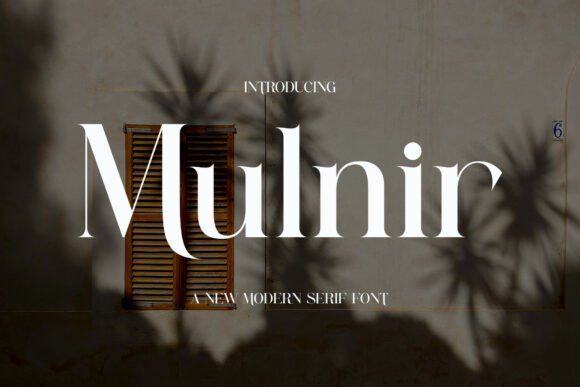 Mulnir: A Sophisticated Serif Typeface for Elegant Web Design