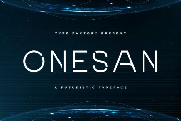 Onesan: A Futuristic Sans Serif for Bold Brand Identity