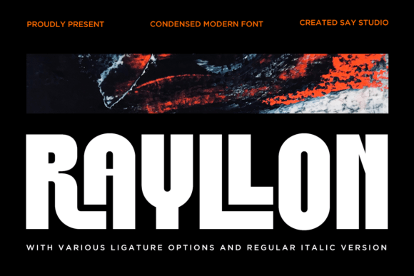 Rayllon: The Modern Display Font for Handmade Brands