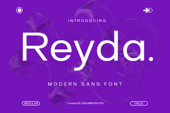 Reyda: A Modern Sans Serif Typeface for Digital Design