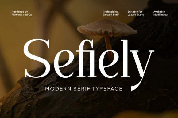 Sefiely: The Modern Serif Font for Elevated Web Design