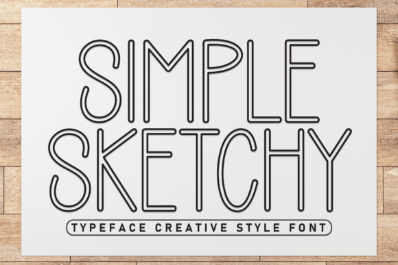 Simple Sketchy: The Casual Display Typeface That Elevates Digital Branding