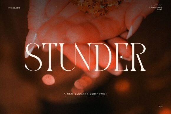 Stunder: The Premium Serif Font for Scroll-Stopping Campaigns
