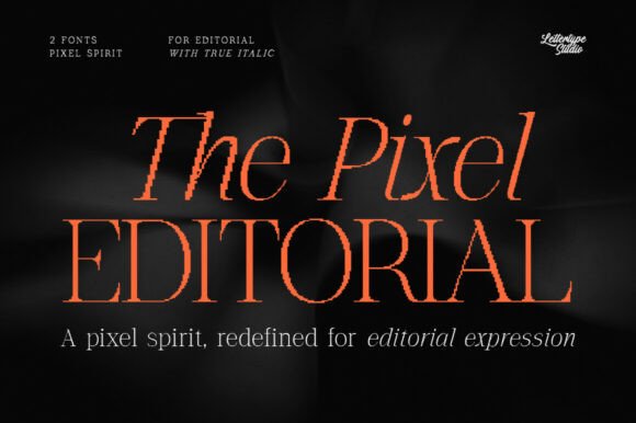 The Pixel Editorial: A Modern Serif for Contemporary Publishing