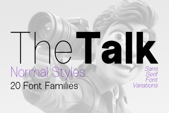 The Talk: A Modern Sans Serif Font for Business Branding