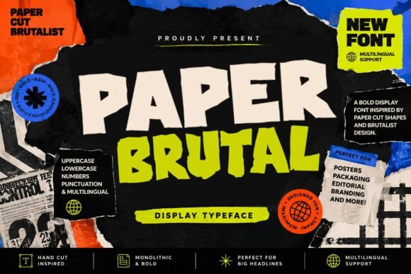 Why Paper Brutal is the Ultimate Display Font for Bold Web Design
